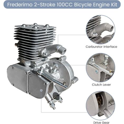 Kit Moteur 50cc 2 Temps Pour Vélo - Faire Soi-même - Vélo Motorisé Essence