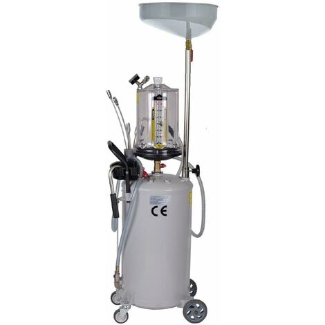 Senderpick – Collecteur d'huile usagée 75L – Extraction pneumatique – Compatible véhicules sur pont élévateur – Vidange rapide et facile (1/5)