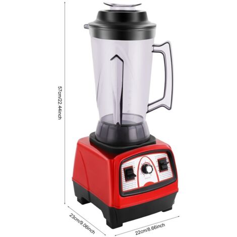 Mixeur Insonorisé Professionnel 2200W – 2,2L, Broyeur Glace, Smoothie, Soup, Silencieux Avec Couvercle Anti-bruit, Écran Tactile Intelligent
