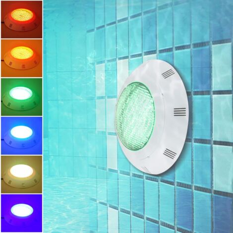 11.6 "plongée LED lumière, 12V 45w changement de couleur piscine lumière étang lumière sous - marine - 7 couleurs + 2 modes de changement de couleur RGB LED lumière pour piscine d'entrée W / RC ip68 i (1/5)