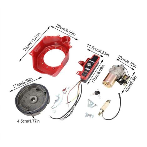 Kit Démarrage Électrique à Clé Pour Générateur 5000-9250W - Moteur 11-18HP, 337-439cc - Sigma ESGK188