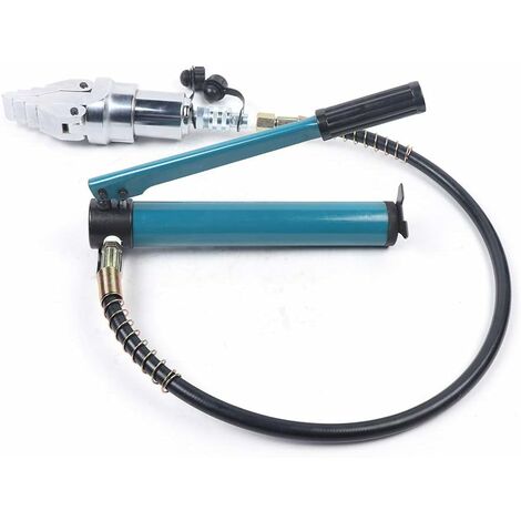 12T Écarteur de bride hydraulique avec pompe, séparateur hydraulique portable, fendeur manuel à bride pour la construction navale, lutte contre les incendies, installations industrielles