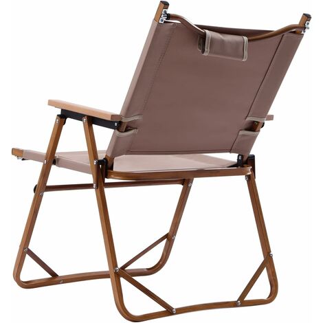 Chaise Camping Pliable Avec Accoudoirs - Pêche, Pique-nique, Jardin (vert Armée)