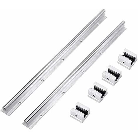 Yosoo Health Gear Lot De 4 Rails Linéaires Anodisés 1000 Mm 4040 En T, Norme Européenne, Profil D'extrusion En Aluminium, Cadre De Guidage Extrudé Pour Imprimante 3D, Machine De Gravure Laser