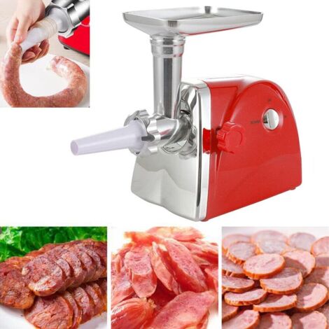 HACHOIR A VIANDE electrique avec 3 Plaques Broyage Tube Saucisse 1200W Clatronic EUR 90,49 - FR