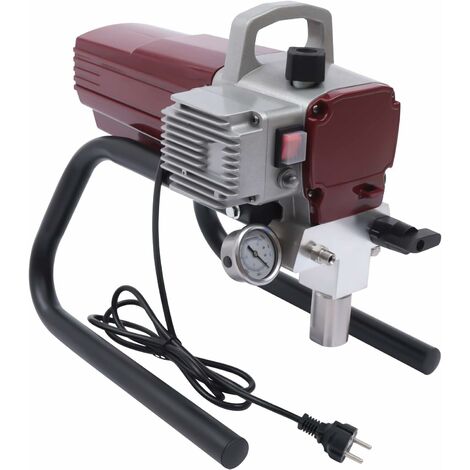 Senderpick – Pulvérisateur de peinture sans air 1800 W – Débit 1,8 l/min – Tuyau haute pression 10 m – Buse 517 pour finition précise