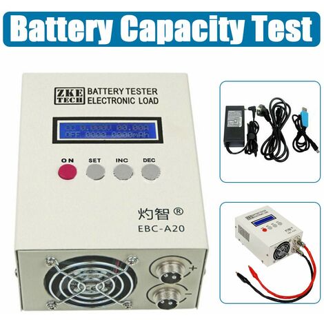 Testeur De Batterie EBC-A20 - Charge 5A Décharge 20A 85W - Pour Li-Po Pb - Connexion PC