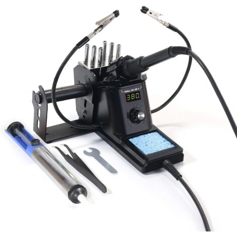 Station De Soudage, Kit De Fer à Souder Numérique 110 V 80 W Avec Contrôle Intelligent De La Température (80 °C à 480 °C), Station De Soudure En