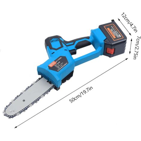 Mini Tronçonneuse Sans Fil 8 Pouces Compatible Makita 18V – Moteur Sans Balais Puissant 700W, Coupe Rapide Et Silencieuse Pour Élagage, Jardinage Et Bricolage