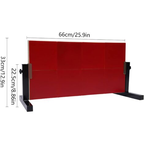 Planche De Rebond Tennis De Table Réglable 360° Avec 8 Blocs Caoutchouc - Entraînement Solo Ping-Pong Parfait