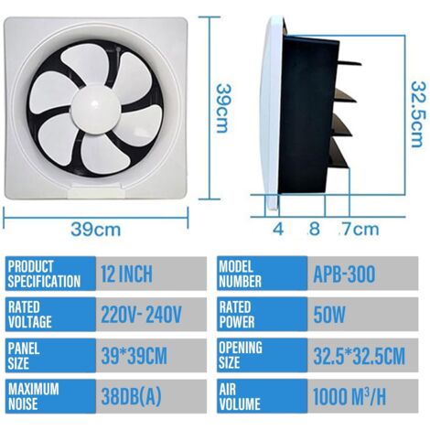 Dinohhi Ventilateur D'Extraction 4 Pouce Extracteur D'Air Ventilation Murale Silent Pour Salle De Bain Garage Cune 25w Ventilo 200m H D Bit Et 30 35 Dinohhi Ventilateur D'Extraction 4 Pouce Extracteur D'Air Ventilation Murale Silent Pour Salle De Bain Garage Cune 25w Ventilo 200m H D Bit Et 30 35