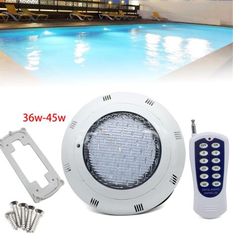 NATPOW Lumières LED Submersible Solaire, 2 Modes Spot Piscine RGB, 5.5V Changement De Couleur Éclairage De Piscine, IP68 Etanche Lampe Solaire Pour