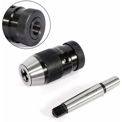 Mandrin de perçage avec mandrin 1-13 mm MK2 MT1-B16, alliage et acier 45 pour perceuses diverses, fraiseuses, tours, outils à main électriques (1/5)