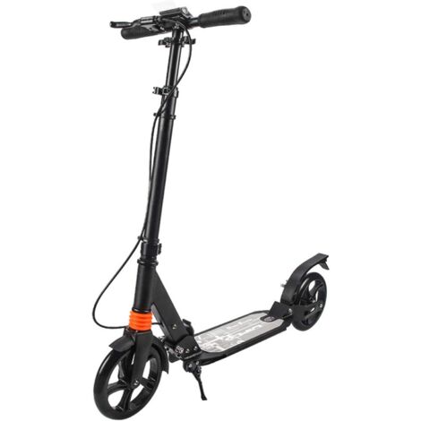 Trottinette pour adolescents, adultes, pliable, réglable en hauteur, trottinette de ville pour adultes, 100 kg, trottinette pour filles et garçons avec de grandes roues