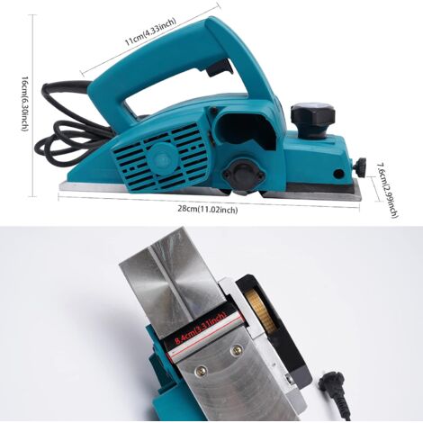 Senderpick – Raboteuse électrique 800W – Profondeur de rabotage 1mm ...