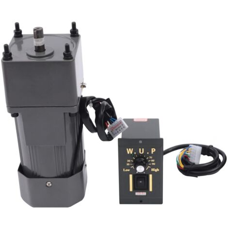 Moteur à engrenages ajustable à couple élevé, 90 W 220 V AC Gear Motor Electric Motor with Speed Controller Reducer 20 K