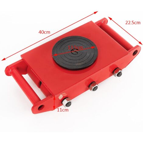 Rouleau De Transport Pour Fût 250L - Dimensions 730 X 160 Mm, Capacité 567 Kg, Acier Orange, Neuf