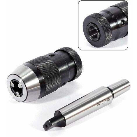 Mandrin De Perçage Sans Clé Cône Morse MT3 JT6 - Serrage Auto 1-16mm, Pour Perceuse à Colonne, Fraiseuse, Tour