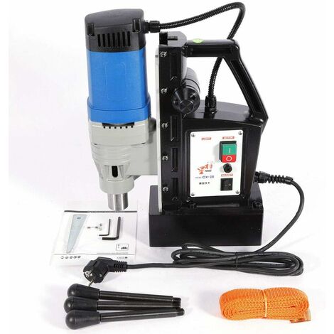 Senderpick – Perceuse magnétique 1680 W – Force magnétique 13800 N – Perçage acier 3-28 mm – Moteur performant pour chantiers (1/5)