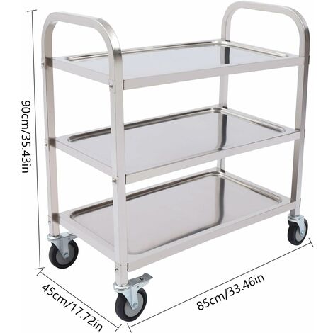 Trent Austin Design® Chariot-bar Roulant à 3 Niveaux Avec Porte Bouteilles Et Porte Verres Amata C100726285