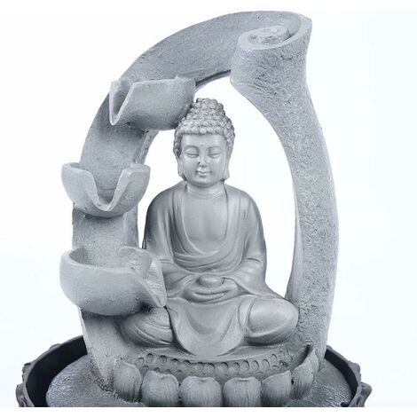 Fontaine Bouddha avec lumière LED, Fontaine Bouddha intérieur