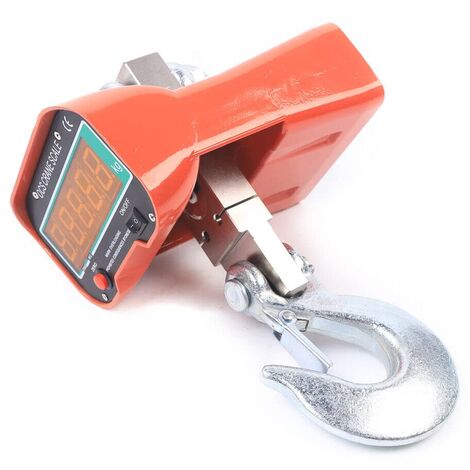 Bilancia Digitale Per Gru 3000 Kg | Con Telecomando E Display LED, Portata 3 Tonnellate