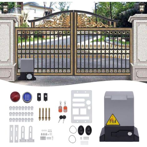 Senderpick – Kit de motorisation de portail coulissant 750 W – Charge maximale 1600 kg – Longueur de guide 6 m – Moteur en cuivre pour performance durable (1/5)