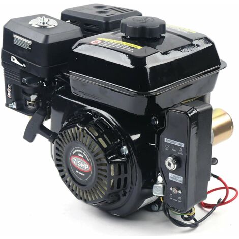 Senderpick – Moteur thermique 7,5CV 212cc – Démarrage électrique et manuel – Refroidissement par air – Pour kart, compresseur, trancheuse