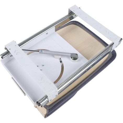 BAOCHADA Planche à Repasser Murale Pliable Avec Rotation 180° - Gris - Charge 45kg