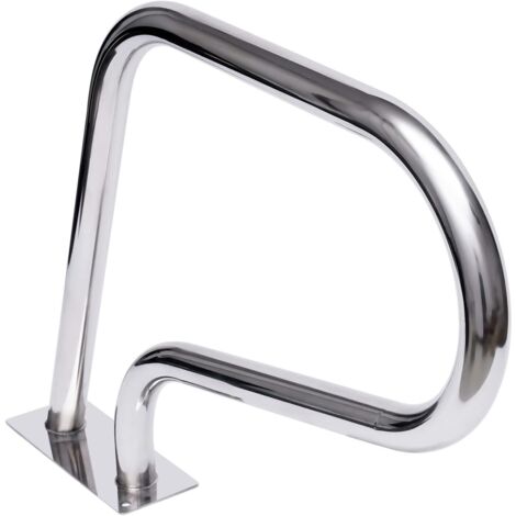 Main courante de piscine en acier inoxydable avec une capacité de charge de 120 kg, main courante de piscine, main courante avec poignée de protection, idéale pour les piscines, spas et parcs aquatiqu