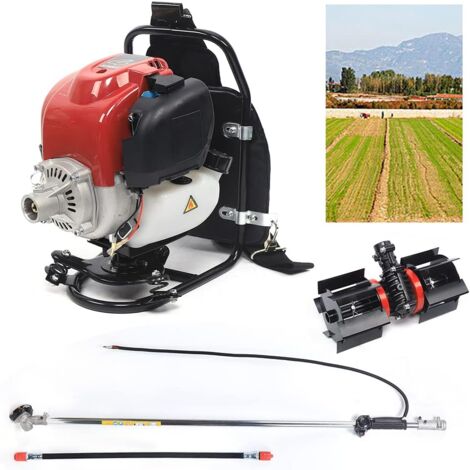 Senderpick – Débroussailleuse thermique 35,4 cc – Moteur 4 temps 1,0 kW – Réservoir 650 ml – Vitesse 4500-8500 tr/min – Largeur de coupe 27 cm