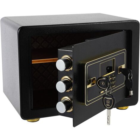 22L/5.8gal Coffre-fort pour meubles avec clavier numérique Système d'alarme électronique ignifuge pour le bureau, la maison, l'hôtel (1/5)
