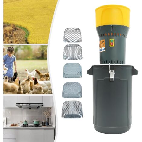 Senderpick – Moulin à grains électrique 1000W – Broyage haute vitesse 19000r/min – Capacité 25L – Matériaux durables PP et ABS – Pour céréales et épices