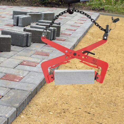 Pince pour bordures Pince pour déplacer les supports de pierres Pince pour soulever les supports de bordures (1/5)