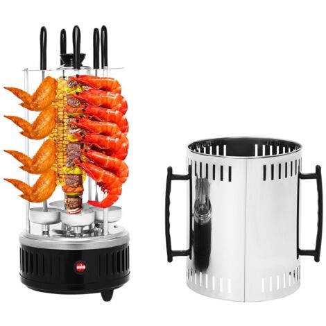 Gril à Kebab Vertical Électrique 3000W ROTYIX - Machine à Doner Gyros Professionnelle En Inox - 10