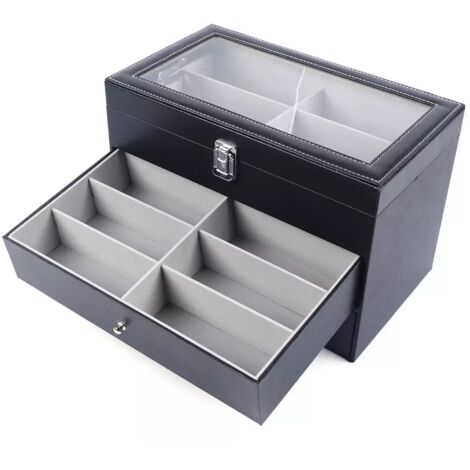 Boîte De Rangement Pour Lunettes De Soleil – 8 Compartiments – Magic Select C4903 – Neuf