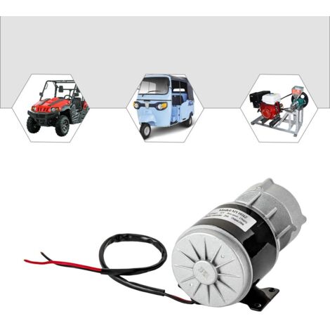 Senderpick – Moteur électrique 12V 250W – Vitesse 2750 tr/min – Boîtier en fer et cuivre – Pour vélos et scooters électriques