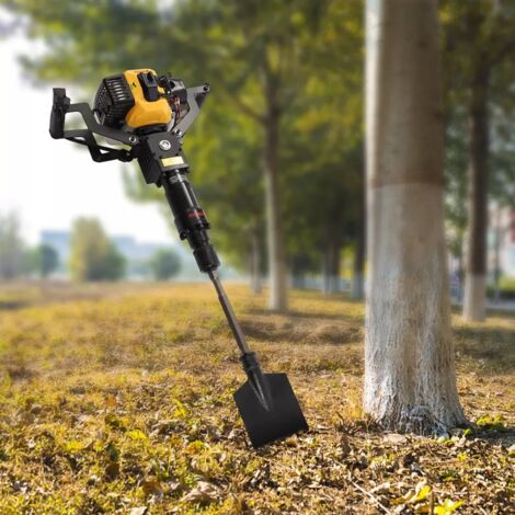 Senderpick – Pelle à essence 33CC – Excavateur de fosses 1900W – Moteur 2 temps – Vitesse 6500 tr/min pour creuser et couper racines