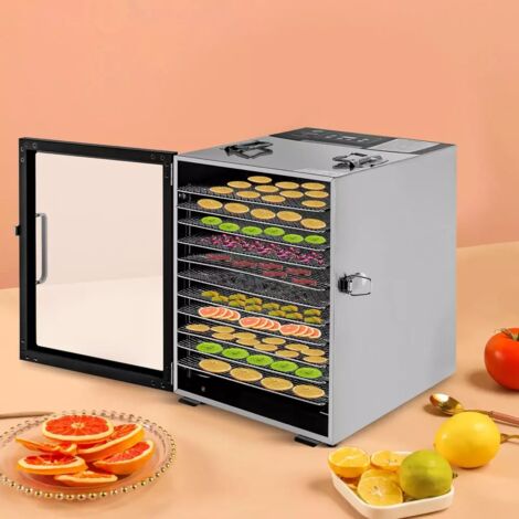 Déshydrateur 12 étages en acier inoxydable Déshydrateur de fruits 800w 230v (1/5)