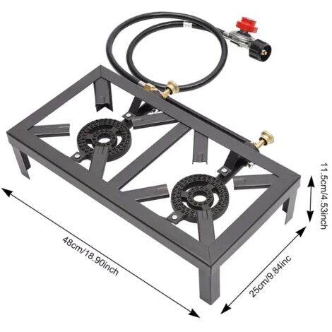 Réchaud de camping portable au gaz propane avec brûleur unique, 2800 W, pliable, coupe-vent, idéal pour la cuisine en plein air, la randonnée, le pique-nique Réchaud de camping portable au gaz propane avec brûleur unique, 2800 W, pliable, coupe-vent, idéal pour la cuisine en plein air, la randonnée, le pique-nique