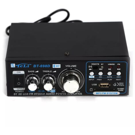 Amplificateur De Puissance Numérique 2 Canaux 2600W (2x1300W) - MiCWL, Garantie 1 An