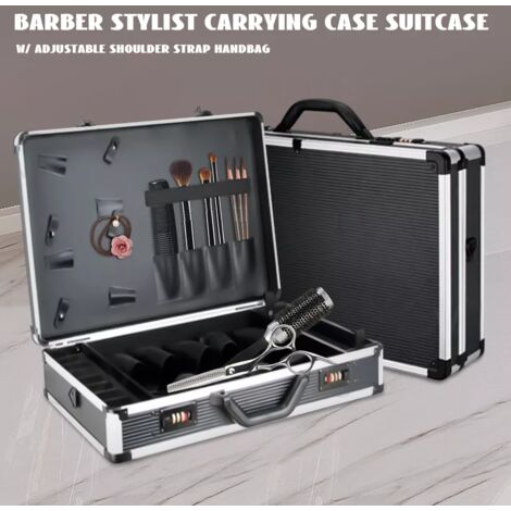 Barbier Sac de transport Boîte à outils Coiffeur Stockage Boîte à outils +2 Mot de passe Boucle Sac (1/5)