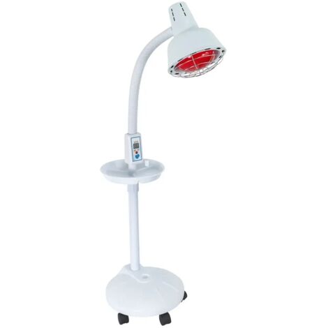 Senderpick – Lampe chauffante infrarouge 275W – Lumière rouge pour thérapie – Hauteur réglable 1,25-1,5m – Température 8-70°C – Cordon électrique 220V (1/5)
