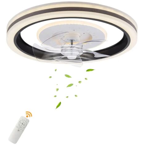 Ventilateur De Plafond AIRLIE HUGGER 91cm - Bronze Et Koa - Avec Télécommande Et Lampe - Neuf