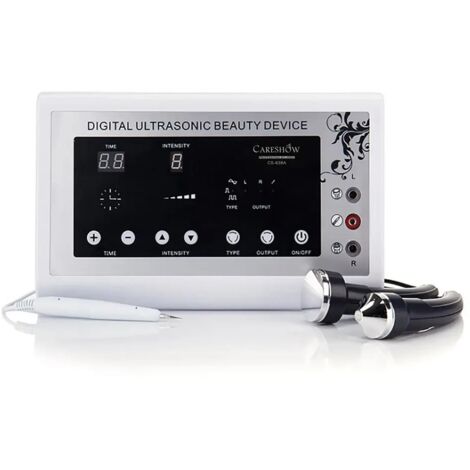 Senderpick – Appareil de massage ultrasonique pour visage et corps – 3 sondes – 220V – Améliore l'absorption des soins – Réduit rides et cernes