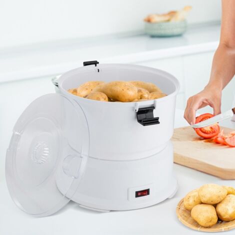 Senderpick – Eplucheuse électrique de pommes de terre 85W – Matériaux ABS et acier inoxydable – Capacité 0,8 kg – Montage sur table – Norme EU - AOT-P01