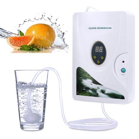 Senderpick – Purificateur d'air générateur d'ozone 600mg/h – Minuteur numérique – 6 programmes – Pour purification eau, air, aliments, vêtements
