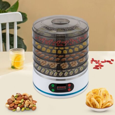 350w 40 - 50db nourriture déshydrateur nourriture croûte légumes fruits séchoir 5 couches (1/5)
