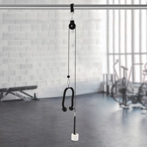 SERTT Système de poulie de câble pour poids de gym, accessoires de poulie de câble améliorés pour LAT Pull Down en salle de sport, curl des biceps, triceps, exercices de bras
