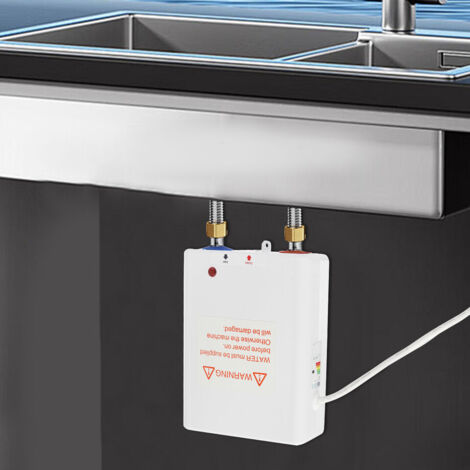 Senderpick – Chauffe-eau instantané 3500W – Électrique mural – Tension 230V – Temps de chauffage 3s – IPX4 pour sécurité optimale (1/5)